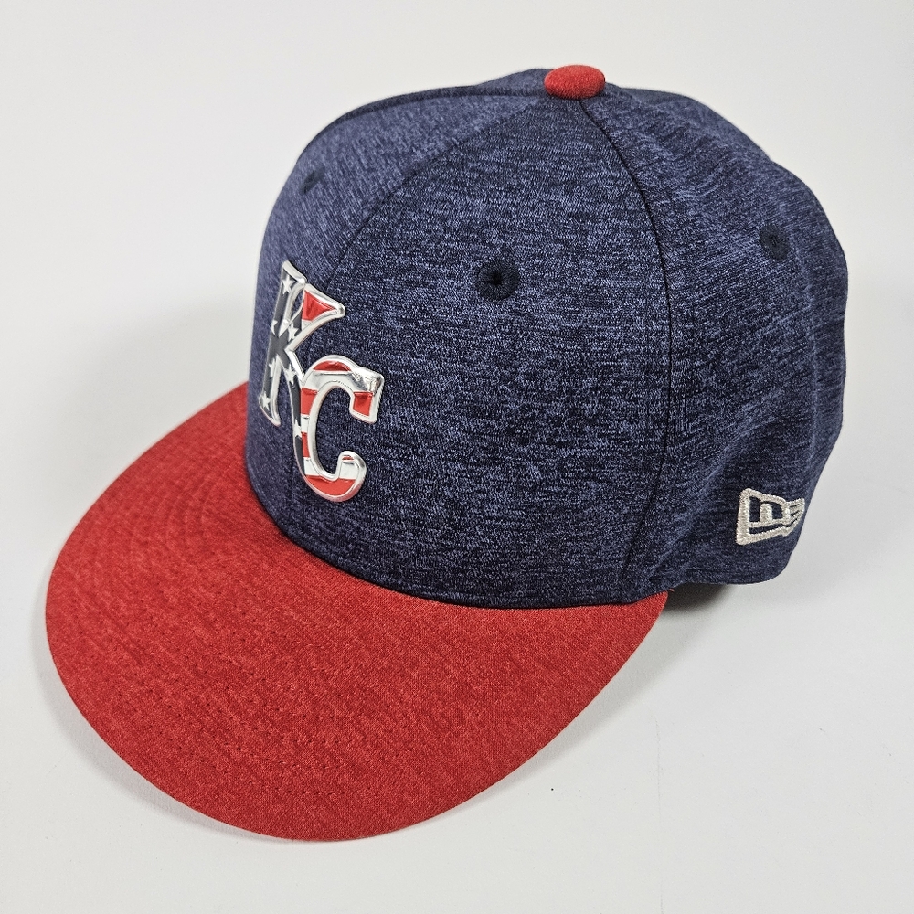 Kansas City Royals New Era Hat 7 3/8 4th of July Series 59 Fifty Baseball